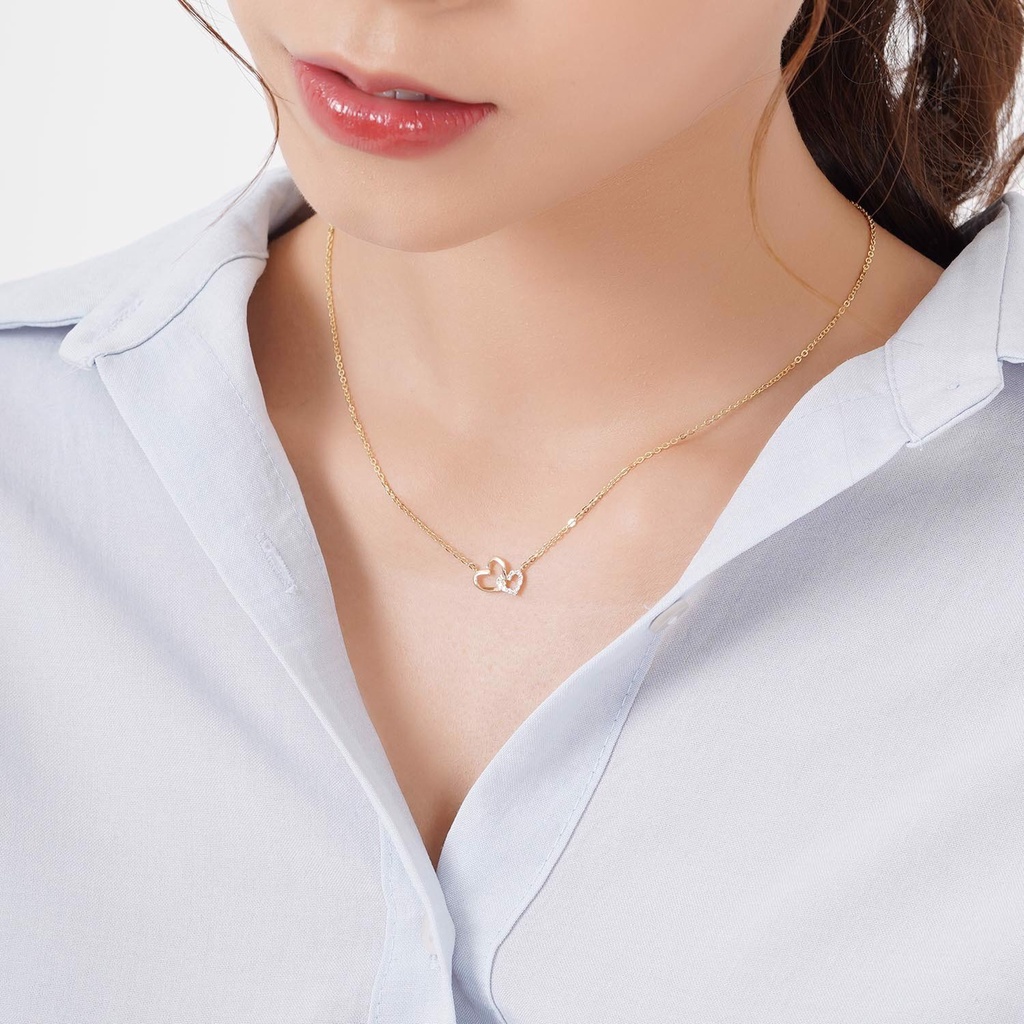 Dây Chuyền Vàng Tây 14k DCMAMD486 Huy Thanh Jewelry