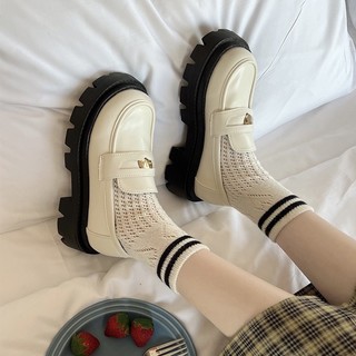 (SẴN - LÙI 1 SIZE) GIÀY LOAFER O50 ĐẾ CAO 6CM DÁNG CHUNKY