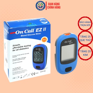 Máy Đo Đường Huyết Acon On-Call Ez II + Tặng 25 que thử và 25 kim chích máu