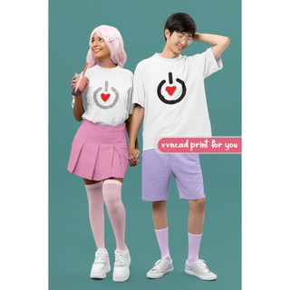 Áo thun cặp đôi Valentin’s Day cotton trắng đen Unisex T-Shirt True Love, Love Wins, Only Love