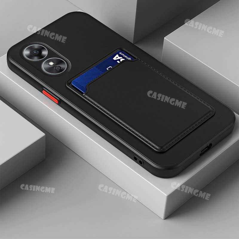 Ốp Điện Thoại Silicon Mềm Có Ngăn Đựng Thẻ Màu Kẹo Bảo Vệ Camera 2023 Oppo Reno8 T 5G Oppo Reno 8 T 8Z 8T Z 4G 5G