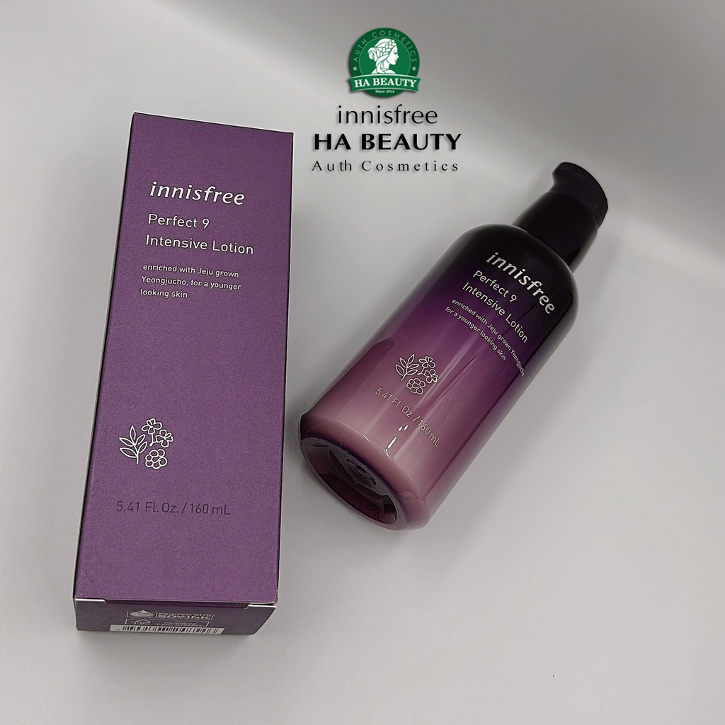 Sữa dưỡng chống lão hóa chuyên sâu 9 loại thảo mộc innisfree Perfect 9 Intensive Lotion 160 ml