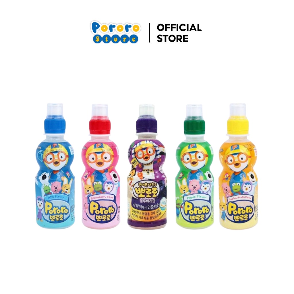 Nước uống trái cây PORORO đủ hương vị 235ml