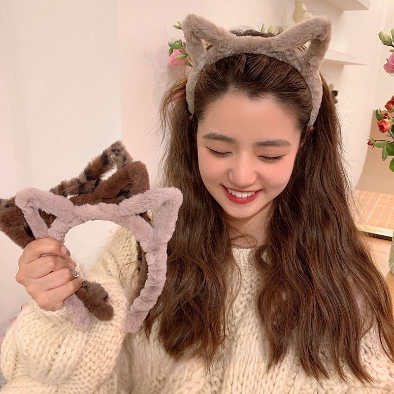 Băng Đô Tai Mèo Bằng Lông Nhung Dễ Thương Xinh Xắn