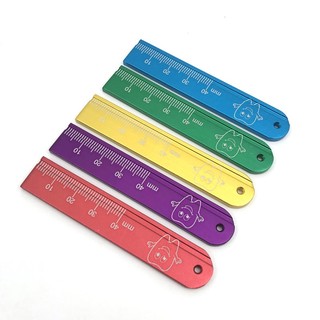 Aluminium Dental Endo Rulers Span Measure Scale Finger Rulers Dentalt Tools