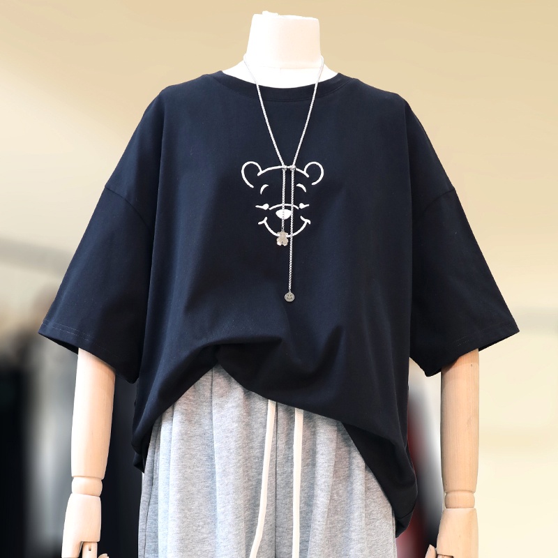 Áo thun NRVP 100% cotton tay ngắn thời trang cho nam và nữ plus size