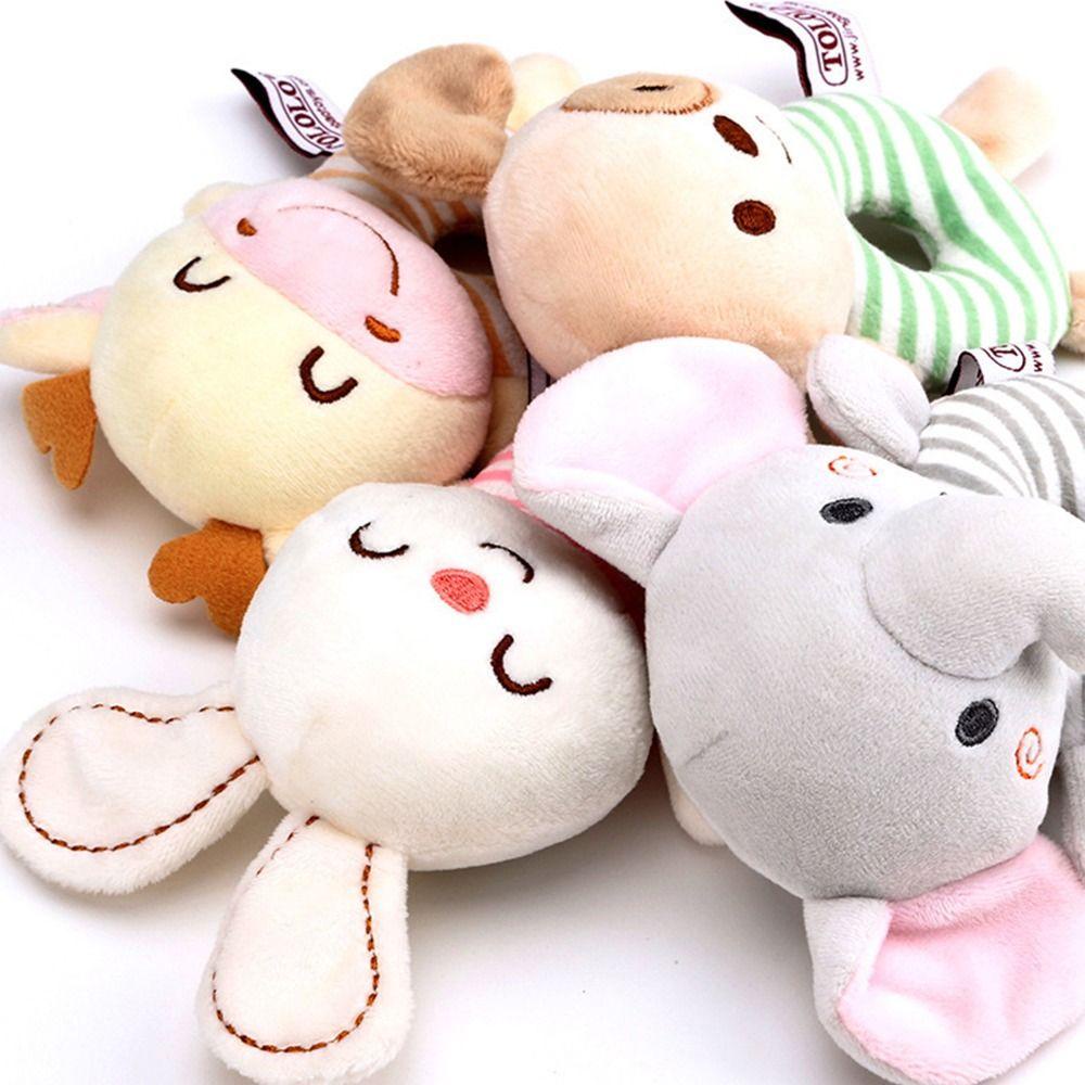 Thú Nhồi Bông Hình Thỏ Hoạt Hình Dễ Thương Treo Xe Đẩy Em Bé