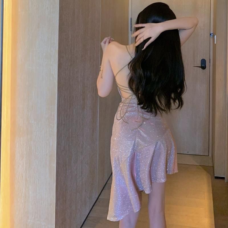 COZOK Đầm Sát Nách Thời Trang Quyến Rũ Cho Nữ