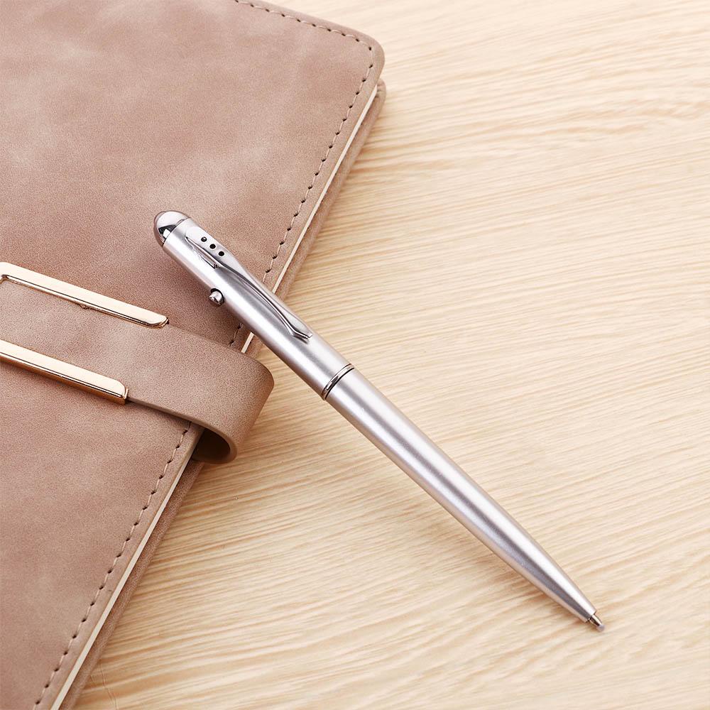 Bút Mực Vô Hình Kèm Đèn UV Không Màu