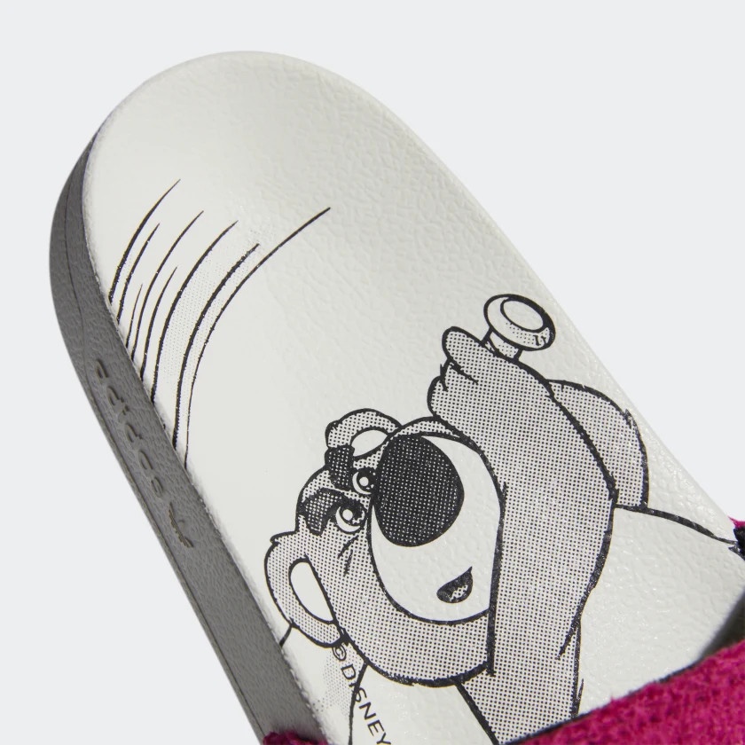 Dép adidas Adilette Lite Gấu Lotso Trắng Hồng  | PiuPiu Authentic