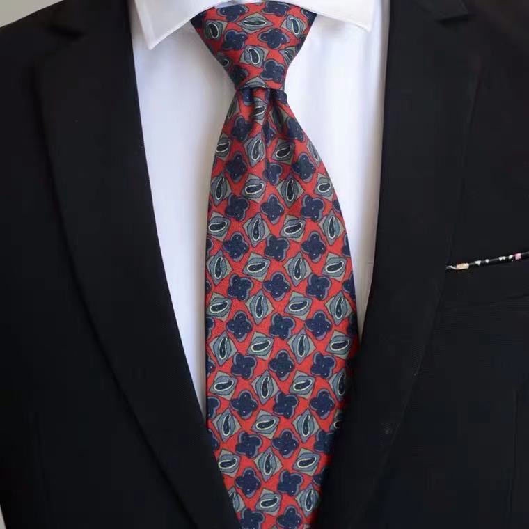 Cà Vạt 9CM In Họa Tiết Phong Cách Retro Thời Trang Công Sở Cho Nam