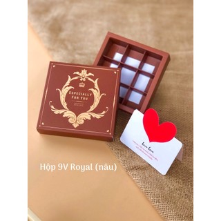 Hộp socola 9 viên MS10 (không kèm socola)