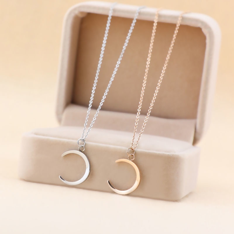 Vòng cổ Hợp Kim Mặt Trăng Khuyết Thời Trang Cho Nữ