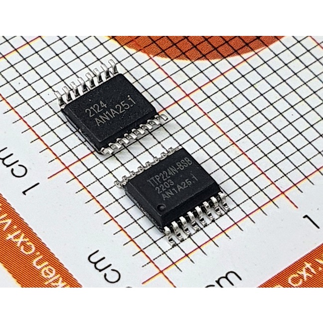 TTP224N-BSB 4 KEY TOUCH PAD DETECTOR IC SSOP 16