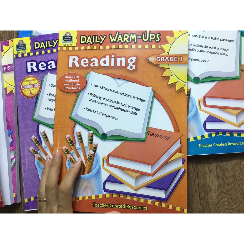 Daily warm up reading - 8 q đen trắng - in đẹp