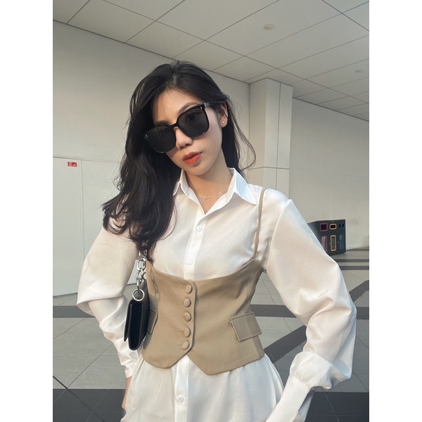 Áo gile nữ ALENA Fashion áo gile hai dây phong cách Hàn Quốc trẻ trung