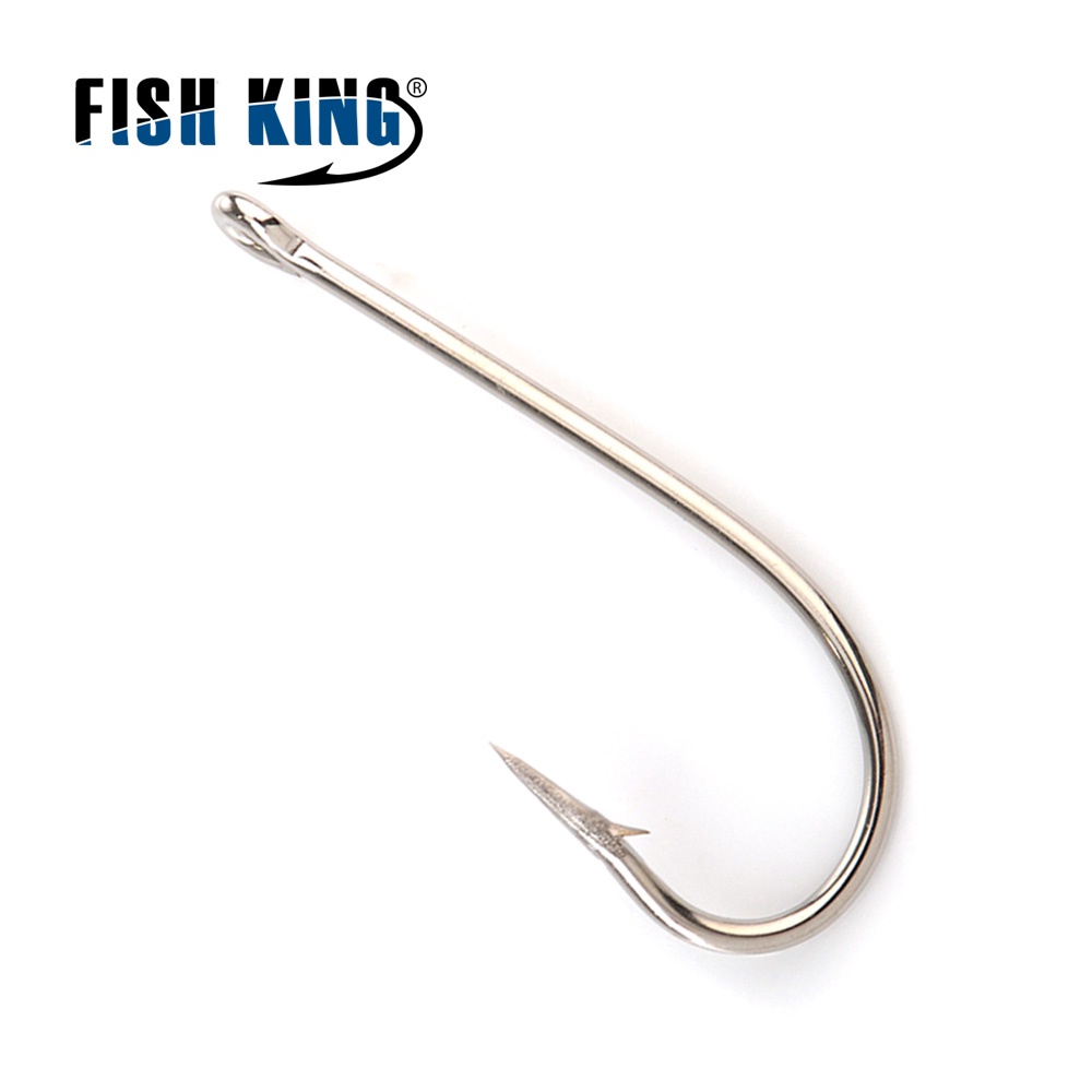 Hộp 100 Lưỡi Câu Cá Thép Carbon Cao Cấp FTK 2330 # 10#-20#