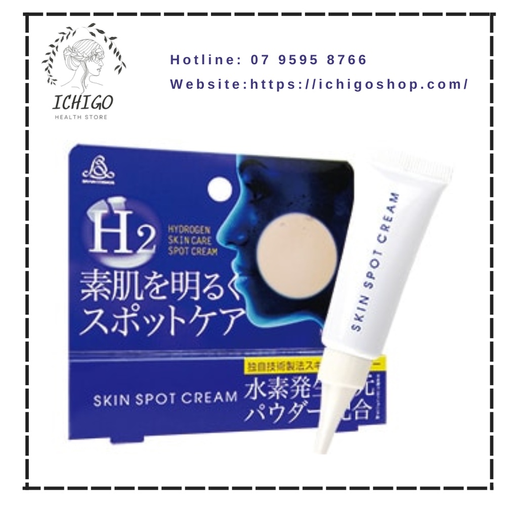 Kem nám H2 HYDROGEN, H2 Skin Care Spot Cream Nhật Bản tuýp 10g