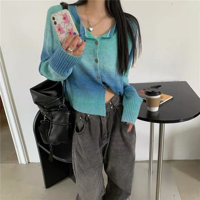 ÁO LEN ULZZANG PHA MÀU SIÊU XINH - KOREAN STYLE - ORDER 10 NGÀY - Có ảnh thật