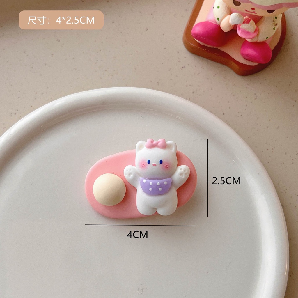 Kẹp Tóc Hình Gấu / Mèo Dễ Thương Thời Trang Cho Nữ