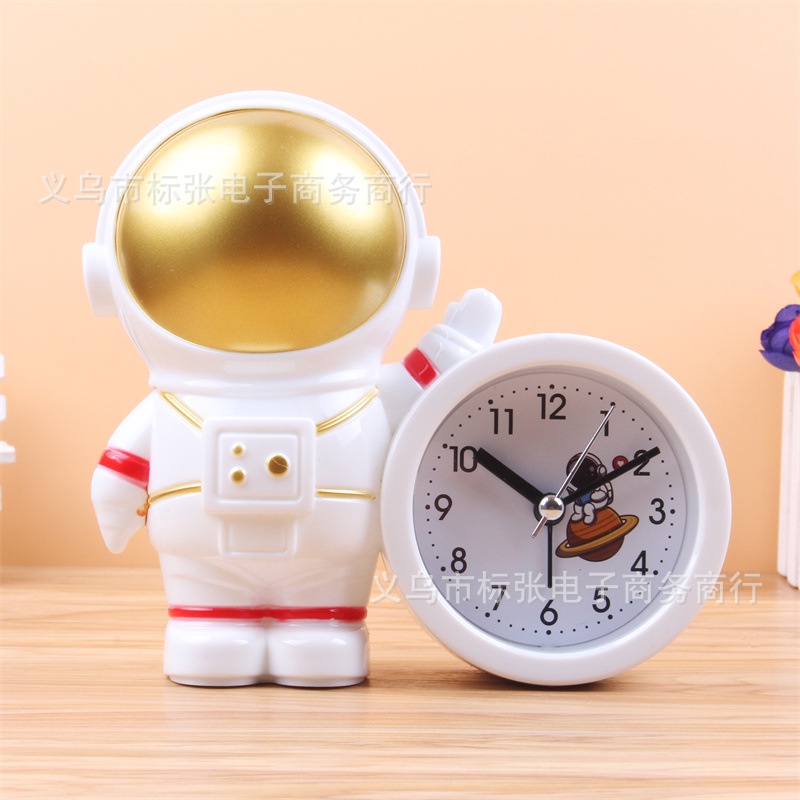 Đồng hồ báo thức để bàn phi hành gia dễ thương để bàn học, bàn làm việc AUTOMATIK