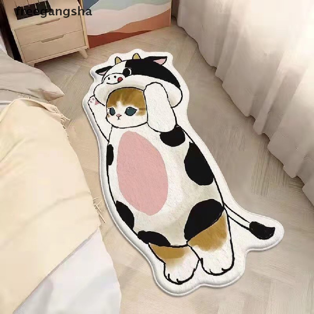 1 Thảm Chùi Chân Chống Trượt Hình Mèo Dễ Thương