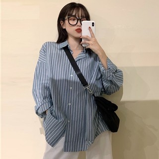 Order 10 ngày_áo sơ mi kẻ oversize ulzzang