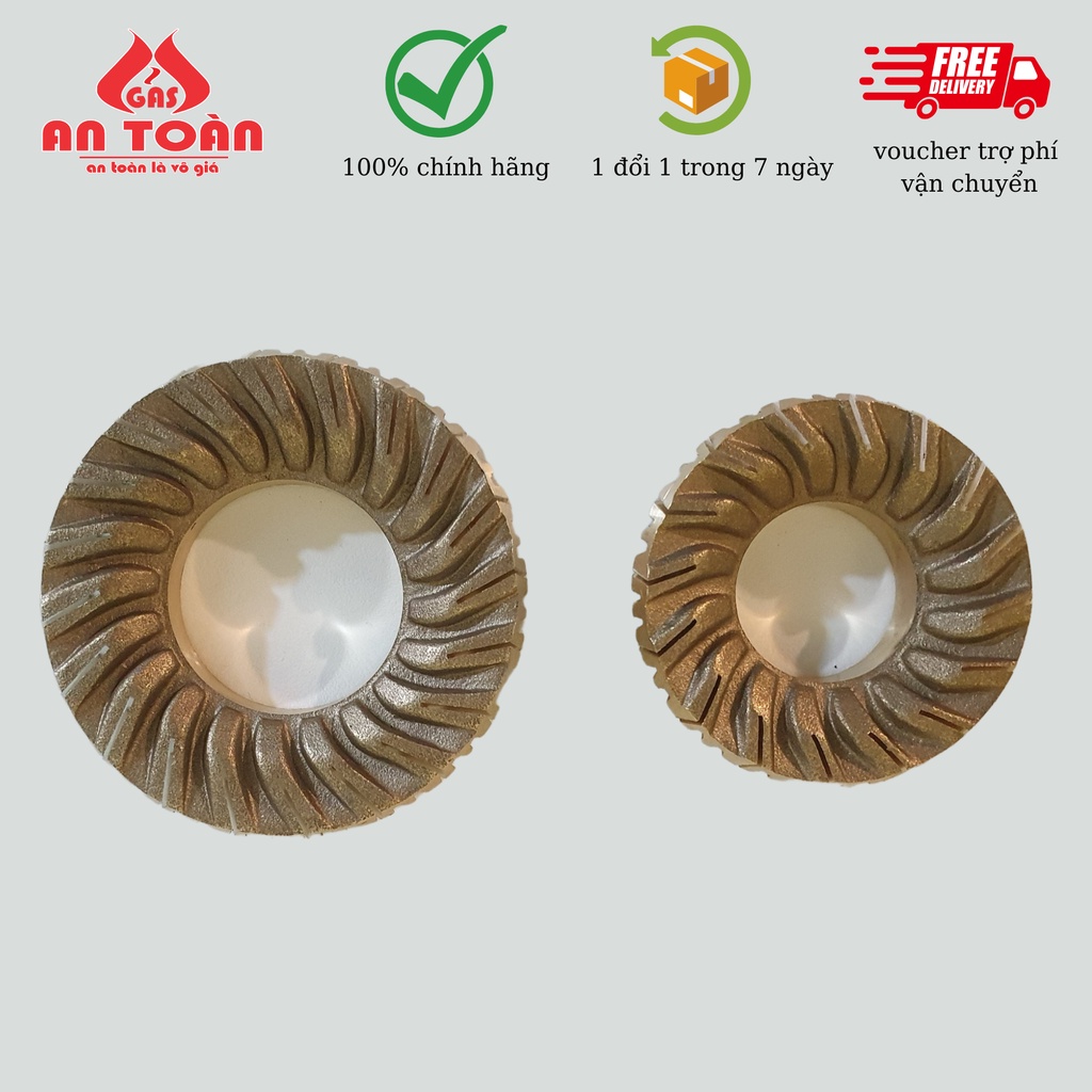 Mâm/hâm chia lửa bếp gas dương Rinnai RV-365(G)N / RV-367 điếu inox