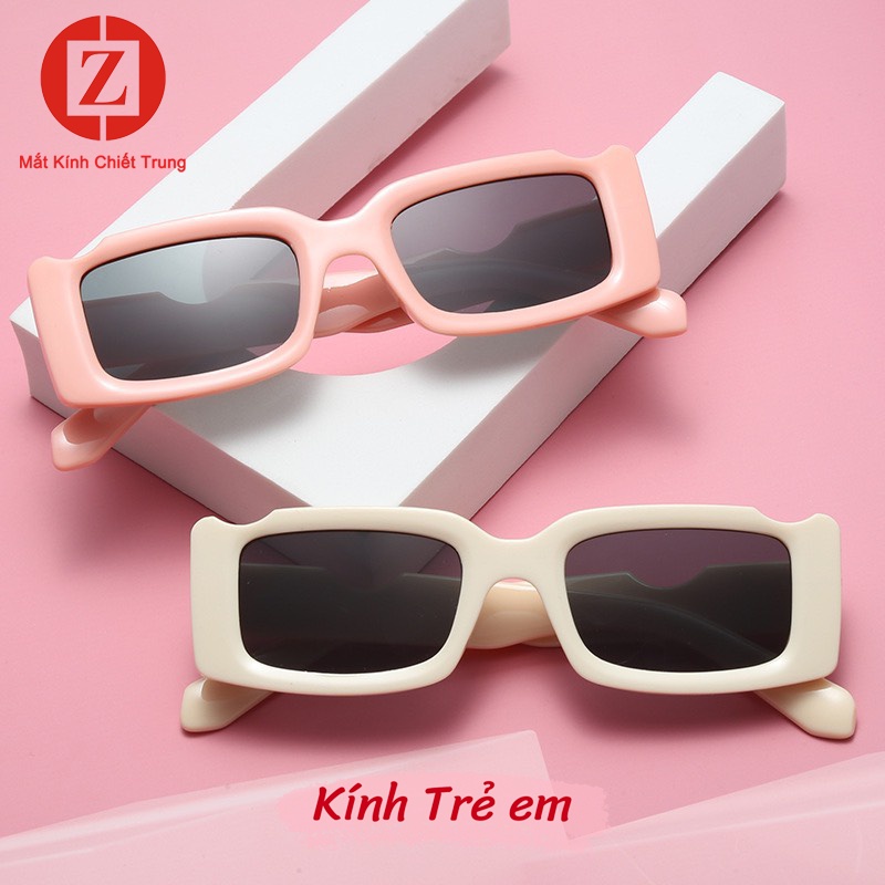 Kính Trẻ em thời trang Âu Mỹ, phong cách Retro Thiết kế gọng Lõm cùng hoa văn độc đáo mã H8850