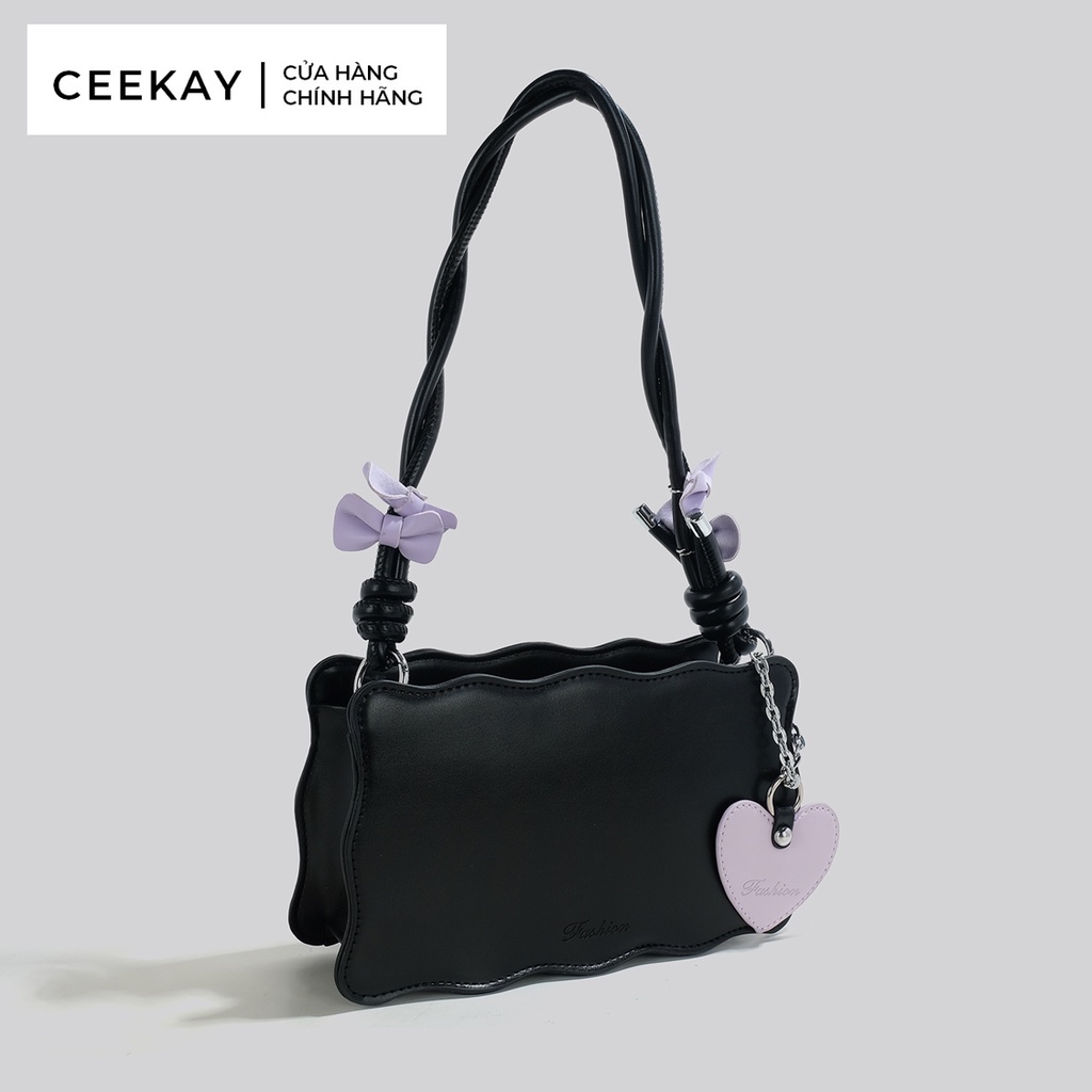 Túi Ceekay chính hãng | Túi xách nữ cao cấp, túi đeo vai, túi lượn sóng hot trend - Full box - CK15