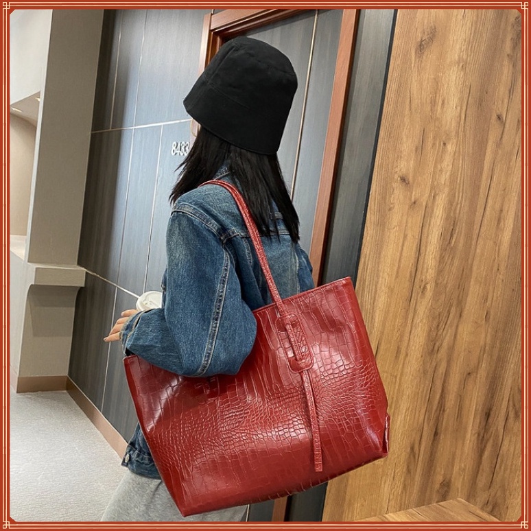 M97-Túi Xách Cỡ Lớn Thiết Kế Đơn Giản Thời Trang Cho Nữ Phù hợp với máy tính xách tay 15 inch  14 inch 13 inch Phù hợp với môi trường làm việc văn phòng