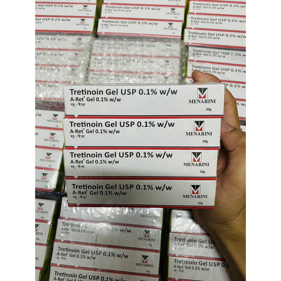 Tretinoin Retacnyl cream  0.1% - 0.05% - 0.025% kem giảm mụn Aret, chống lão hóa, tre tretinol