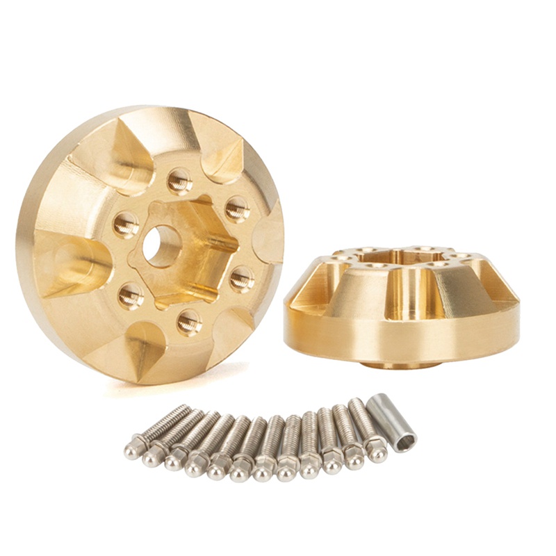 Set 2 Cân Bằng Bánh Xe Bằng Đồng Thau Cho 1.9 Inch Rims 1 / 10 Axial SCX10 TRX4