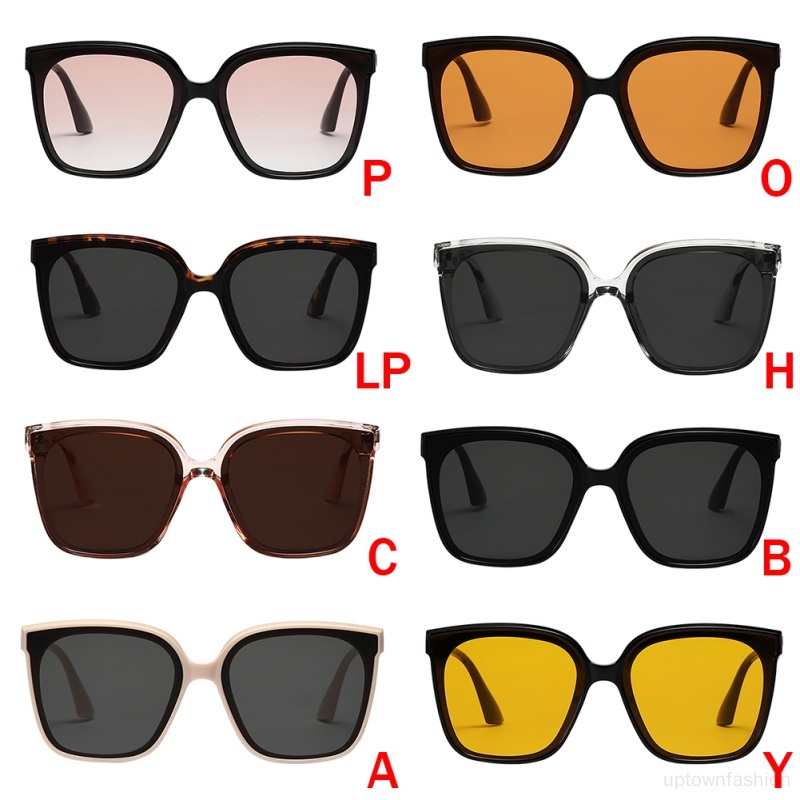 Kính Mát Gọng Vuông Lớn Phong Cách Thời Trang Hàn Quốc