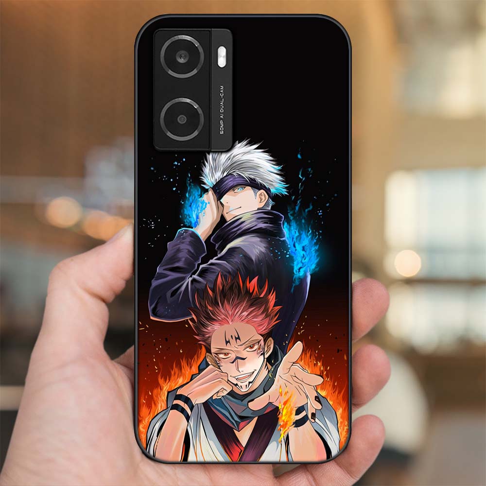 Ốp lưng Samsung A04 viền đen in hình Satoru Gojo Jujutsu Kaisen Chú Thuật Hồi Chiến