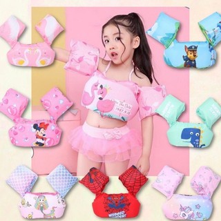 Áo phao bơi / phao tay / phao ngực phao tập bơi liền thân hình hoạt hình cho bé trai bé gái từ 2-7 tuổi
