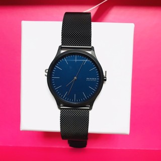 Đồng hồ đeo tay nam Skagen Jorn Black Steel-Mesh Watch (Hàng Mỹ)