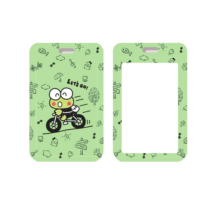 Ví Đựng Thẻ / Tài Liệu / Thẻ Hình Chú Ếch Mắt To Hoạt Hình Phong Cách Mới 2023