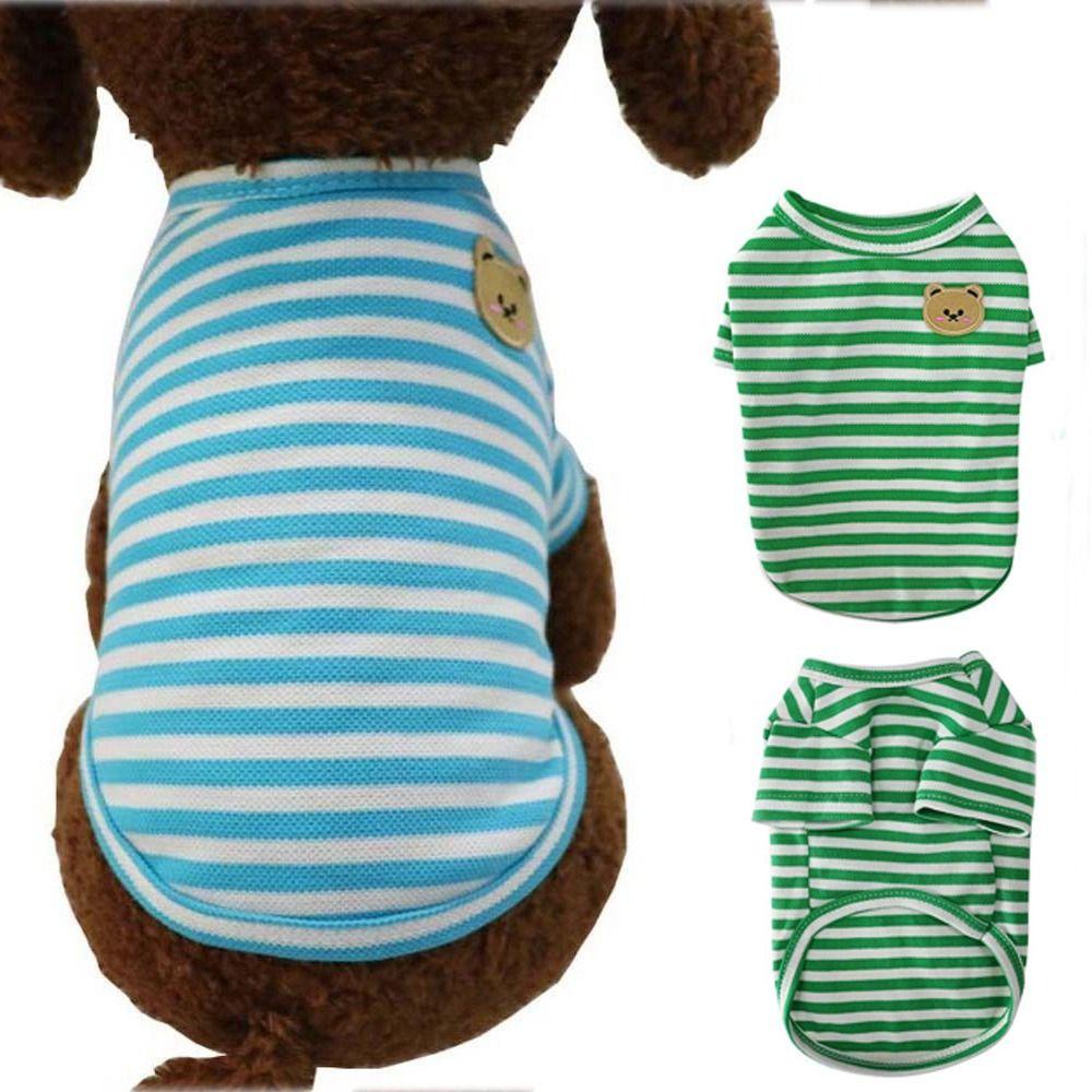 AARON1 Áo Thun Cotton Thoáng Khí In Hình Chó Bull Cỡ Nhỏ / Vừa / Chihuahua Dễ Thương Cho Cún Cưng