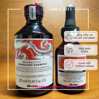 Combo chăm sóc chống rụng và kích thích mọc tóc Davines Energizing 250ml/100ml new
