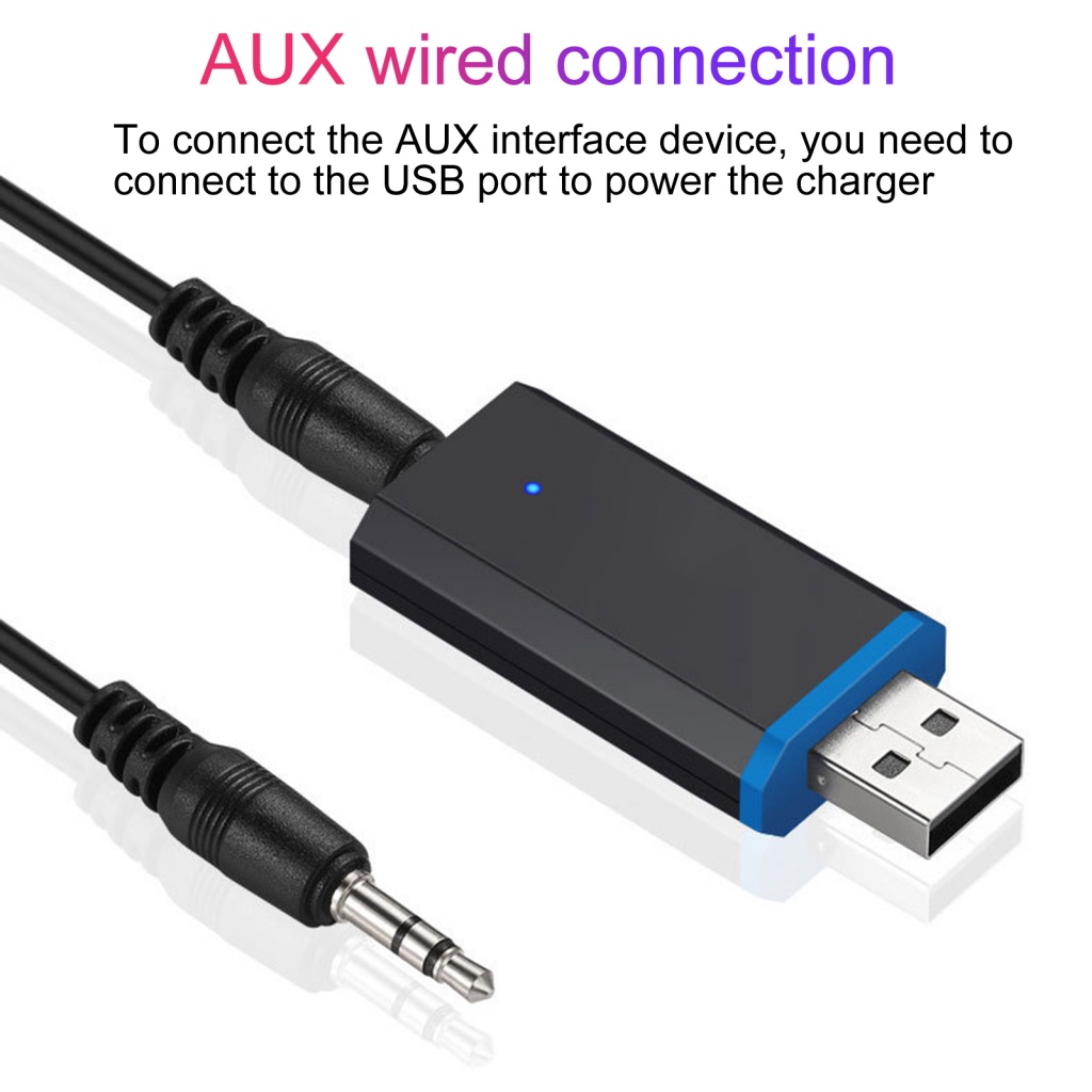 Usb Bluetooth 5.0 LENOVO truyền tín hiệu không dây đầu cắm 3.5mm thích hợp cho TV máy tính