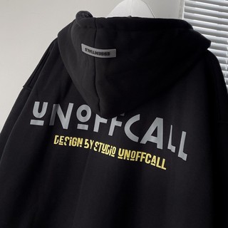 Áo khoác nỉ uno đen Unisex
