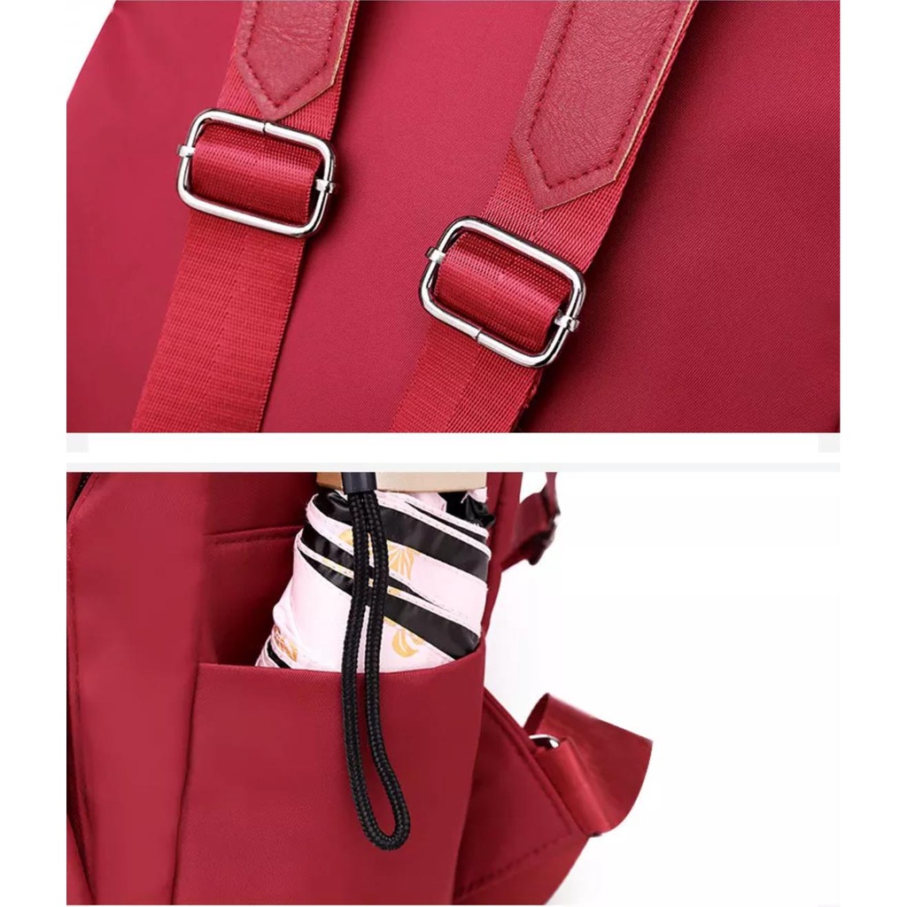 Ba Lô Vải Oxford Mềm Chất Lượng Cao Đa Năng Phong Cách Vintage Cho Nữ