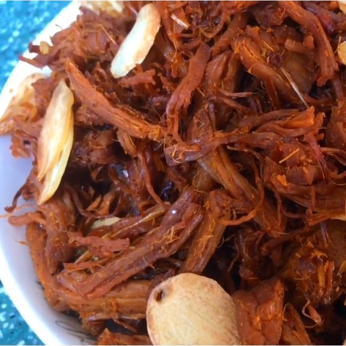 Khô Heo Khô Lợn Cháy Tỏi 200Gram  - Chim Sẻ Food