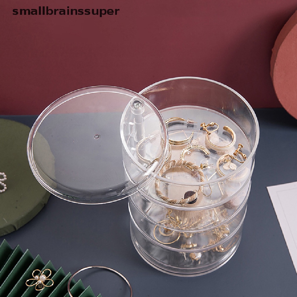 Hộp Nhựa Trong Suốt 2 / 3 / 4 / 5 Tầng Trưng Bày Trang Sức Tiện Dụng