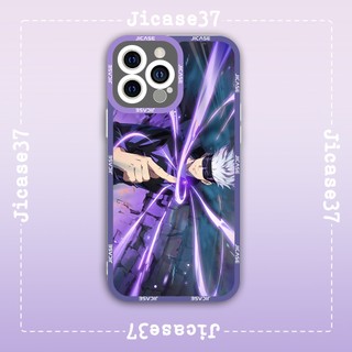 Ốp lưng iphone samsung xiaomi oppo cạnh vuông Jicase JMcase Gojo Satoru Jujutsu Kaisen Scenes Anime Manga
