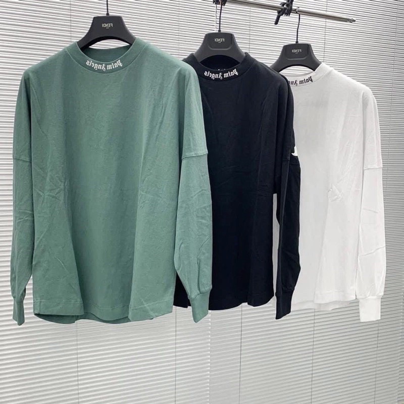 Áo thu đông, áo thun dài tay angels và los angel in chữ to sau lưng