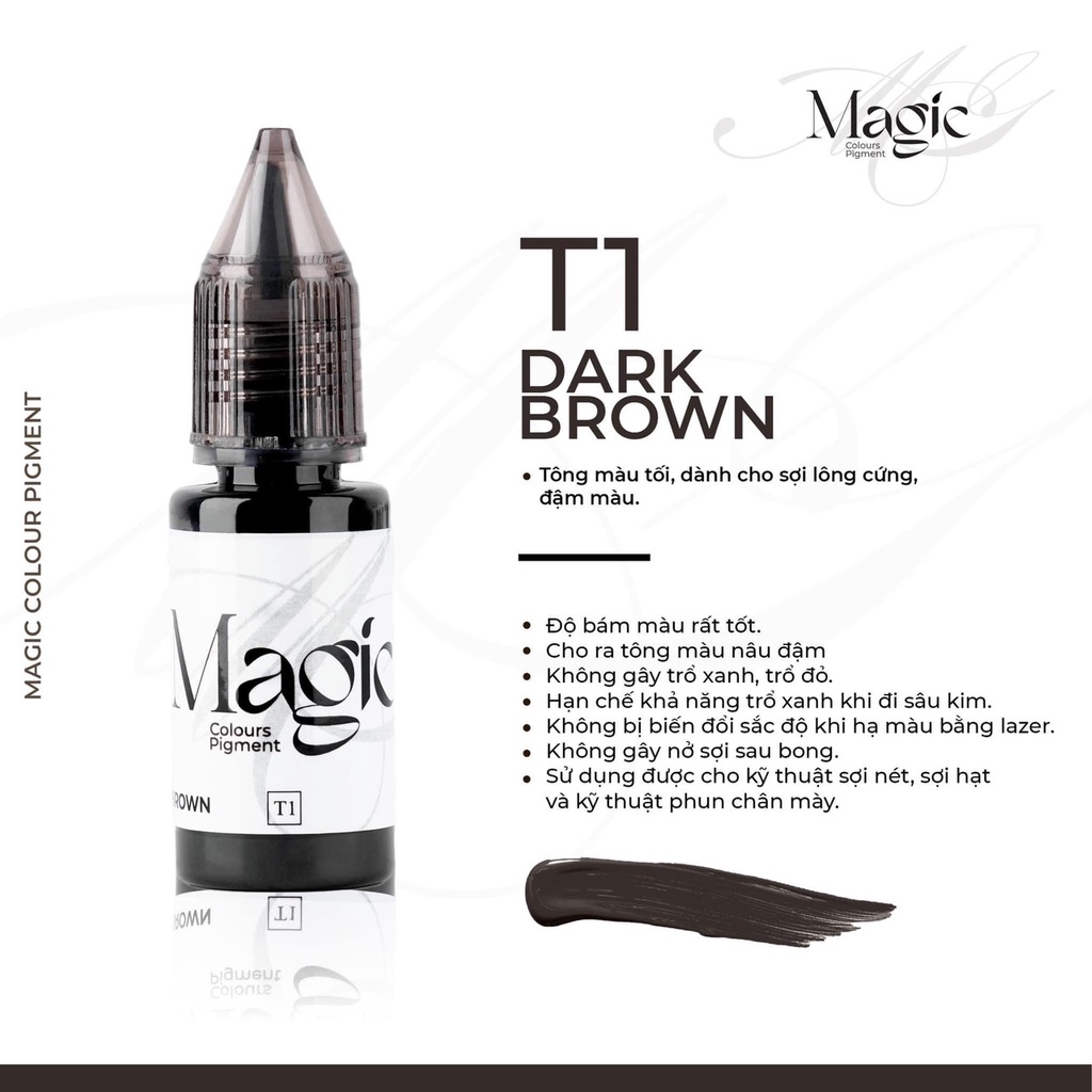 Mực Magic dành cho phun xăm và điêu khắc Chân Mày