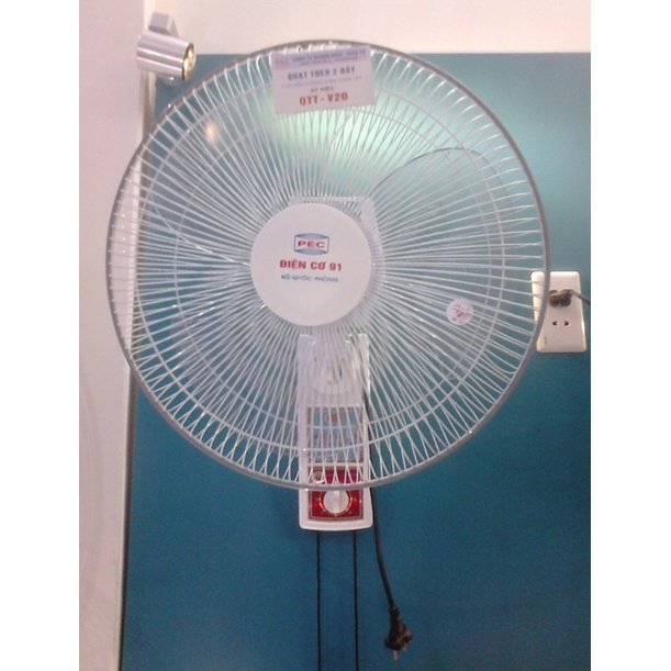 Quạt treo tường điện cơ 91 QTT-V2Đ sải cánh 40cm - Bộ Quốc Phòng