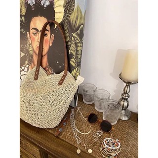 Túi cói đi biển ( order )